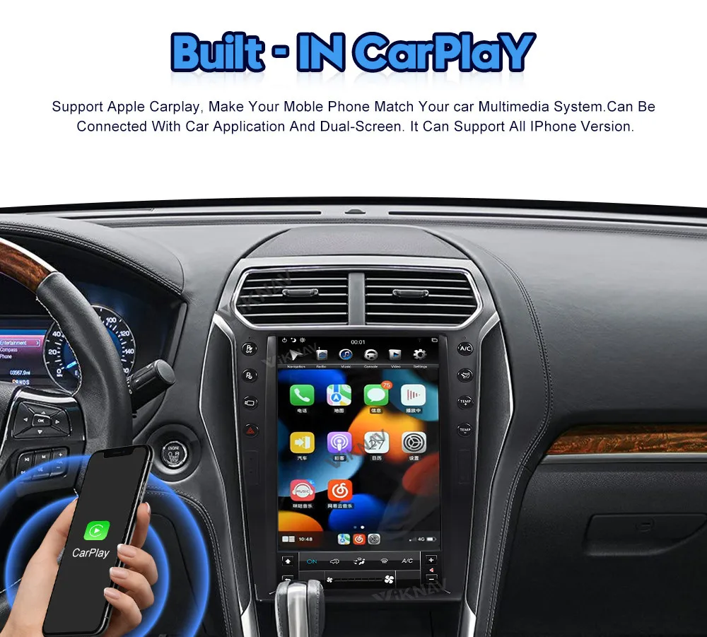 for Ford Explorer Car Stereo 2011-2019 autoradio 2 din Android car radio multimedia player vertical touch screen Head Unit GPS |