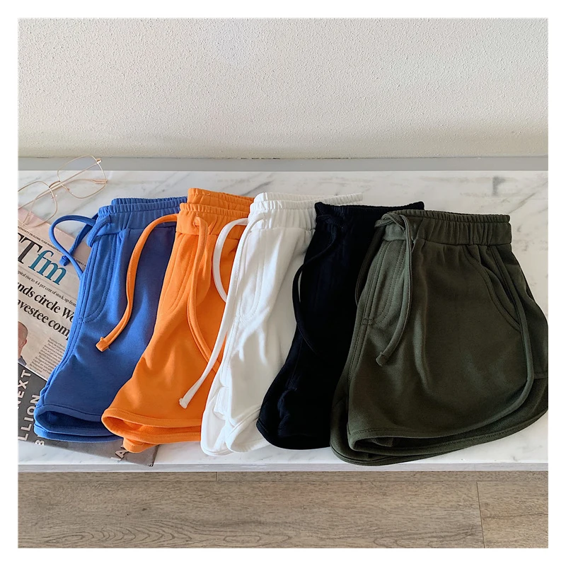 2022 летние дешевые брюки Pantalones Cortos Blank однотонные для тренажерного зала