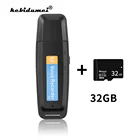 Горячая Распродажа Мини 3216G Диктофон U-диск флэш-накопитель цифровой аудио рекордер USB диктофон ручка Поддержка Micro SD TF карты