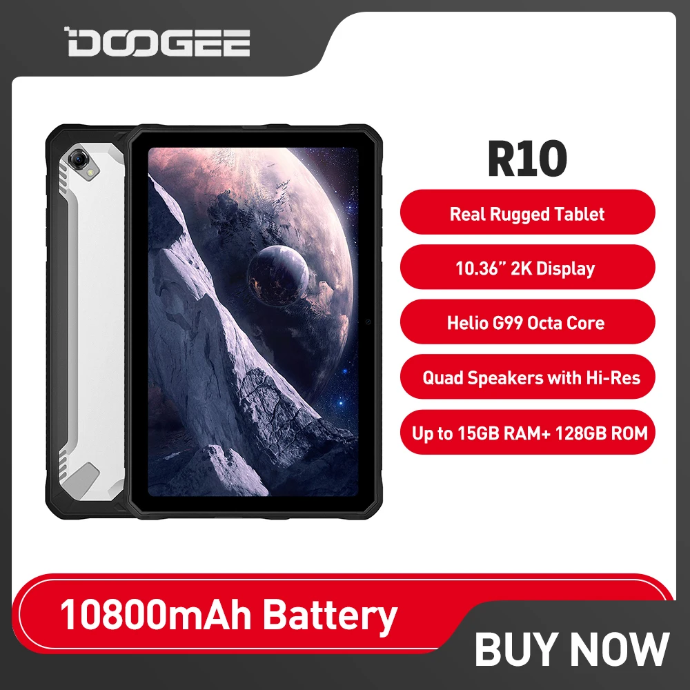 DOOGEE R10 Rugged Tablet 10.4