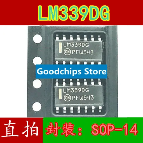 Новый импортный оригинальный модуль сравнения напряжения LM339DG LM339 SOP-14 чип SOP14 10