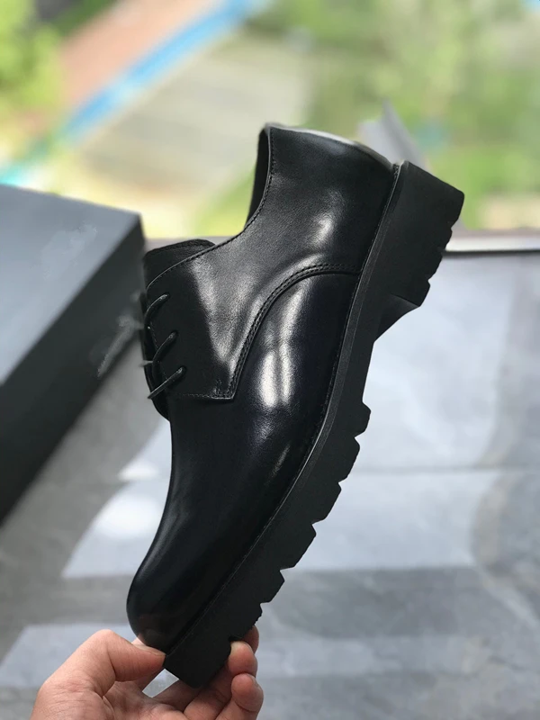 Мужские деловые туфли Maxdutti в британском стиле натуральная кожа удобная дышащая