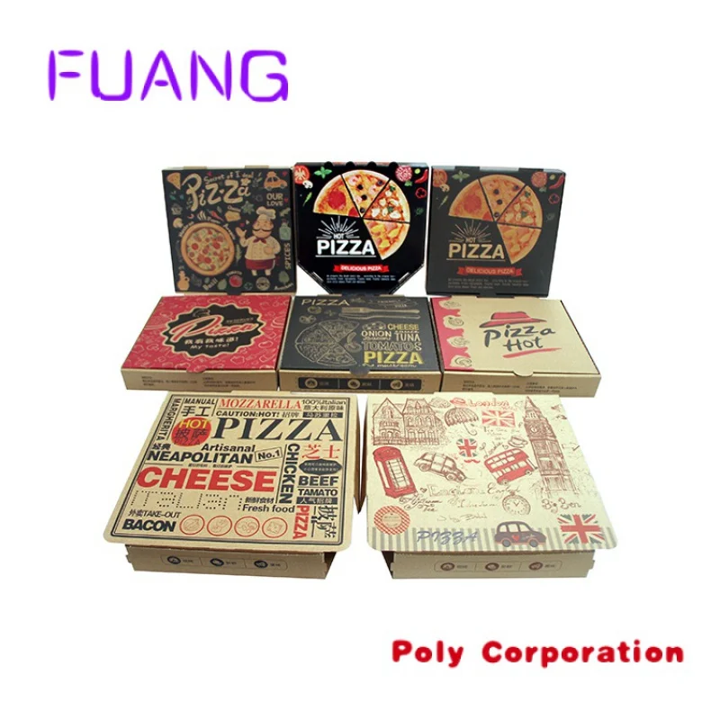 High Grade Cheap Pizza Boxes Design Custom Corrugated Paper Box boxes pizzas