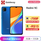 Глобальная версия Xiaomi Redmi 9C 9 C 2 Гб 32 ГБ  3 Гб 64 ГБ смартфона Helio G35 8-ядерный процессор 6,53