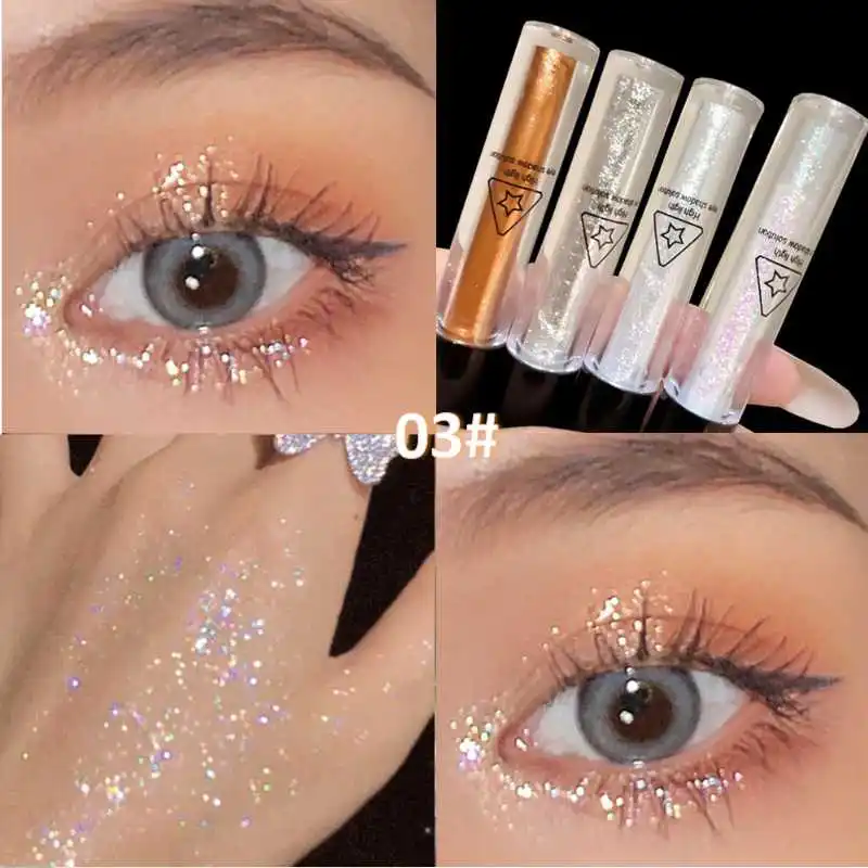 

Diamond Shimmer and Shiny Waterproof Liquid Glitter Eyeliner Eyeshadow Makeup Metallic Eyeliner Pen Eye Beauty Party Makeup