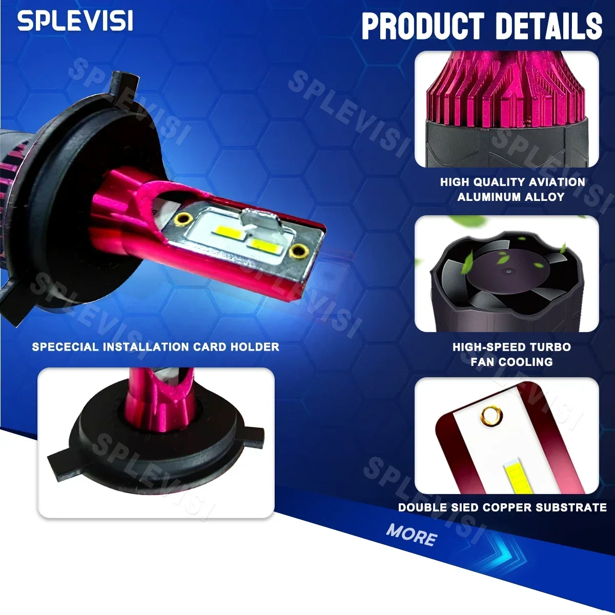 Сменные светодиодные фары дальнего света и ближнего комбинированные лампы