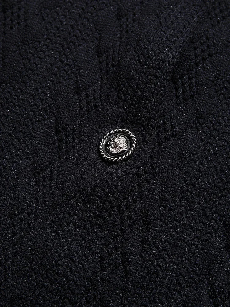 I BELIEVE YOU поддельные два студенческих синих жаккардовых вязаных кардигана для