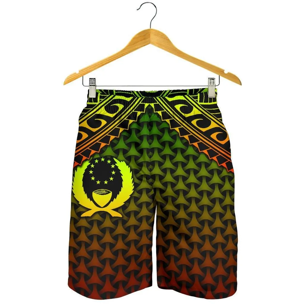PLstar Cosmos Newest Pohnpei Polynesia Tribal Tattoo Summer Beach Breathable 3DPrint Casual Unique Unisex Shorts Streetwear -1