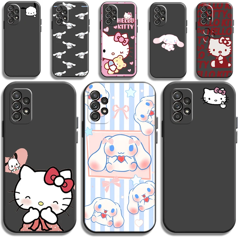

Kuromi Hello Kitty Cute Phone Cases For Samsung Galaxy S21 UItra S20 Lite S8 Plus S9 Plus S10 S10E S10 Lite M11 M12 Soft TPU