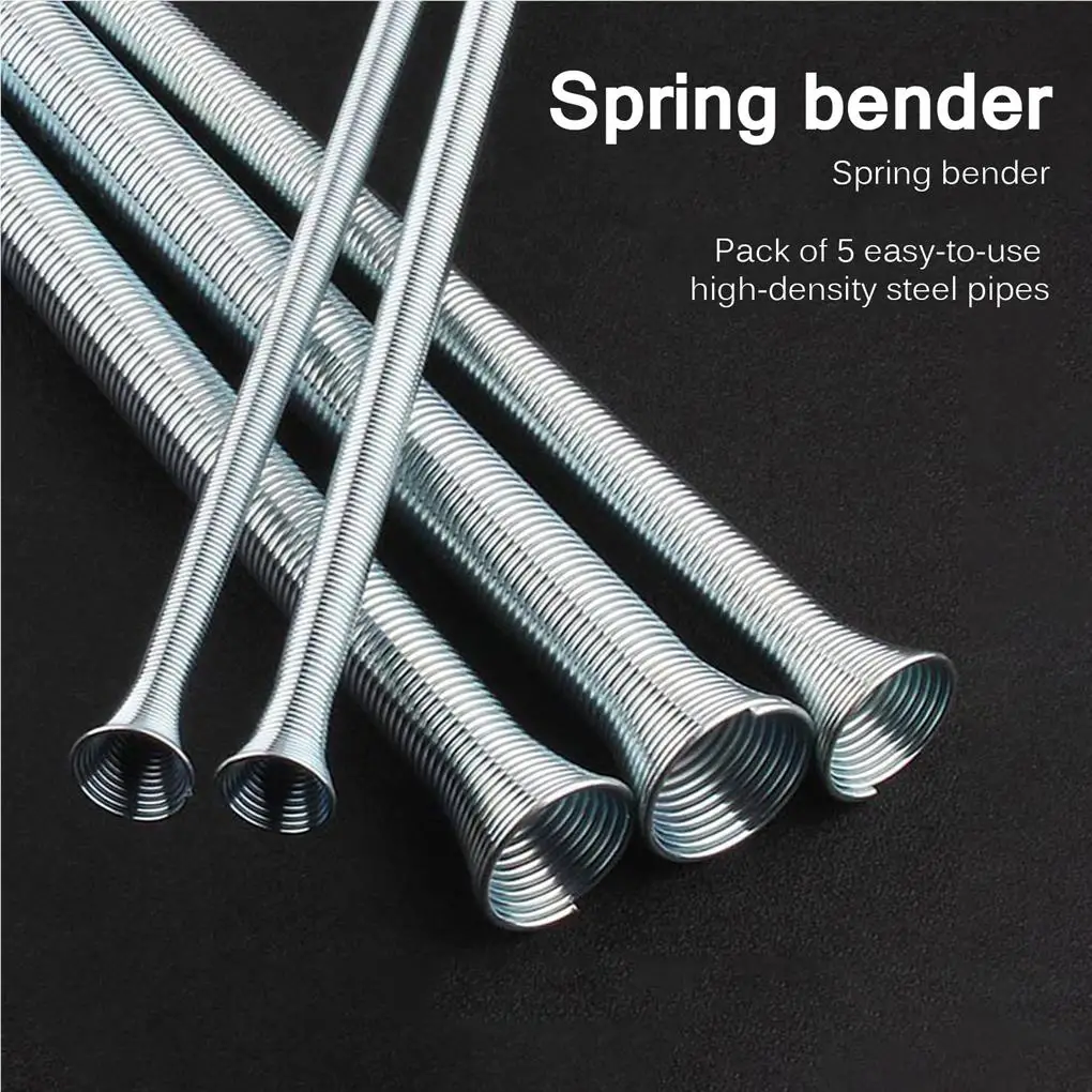 

5PCS Spring Pipe Bender Set Metalworking Tube Bending Tool Aluminum