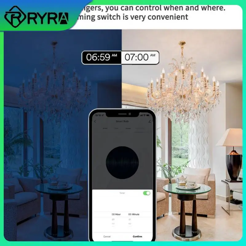 

Tuya Zigbee Zigbee Smart Lamp 5w E14 Led Bulb Rgbcw Smart Light Bulb Voice Control Smart Home Dimmable Candle Light Bulbs