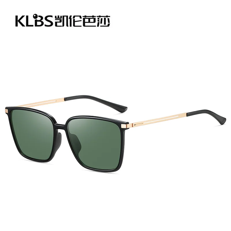 Классические квадратные мужские деловые солнцезащитные очки для вождения