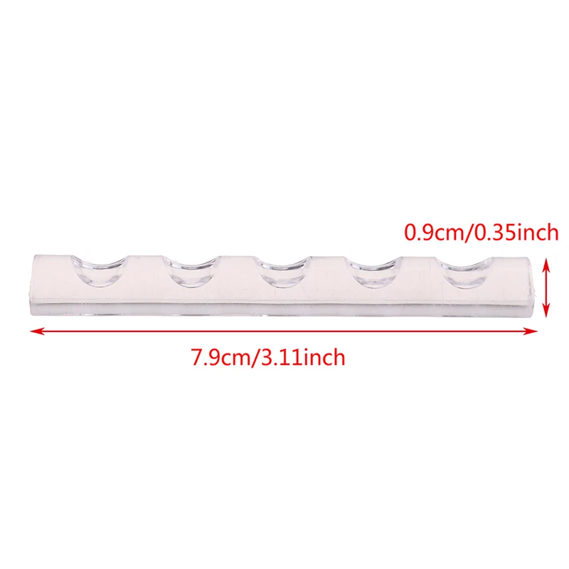 

5Grids Acrylic Transparent Nail Brush Rack Shelf Painting Pen Rest Holder Stand
