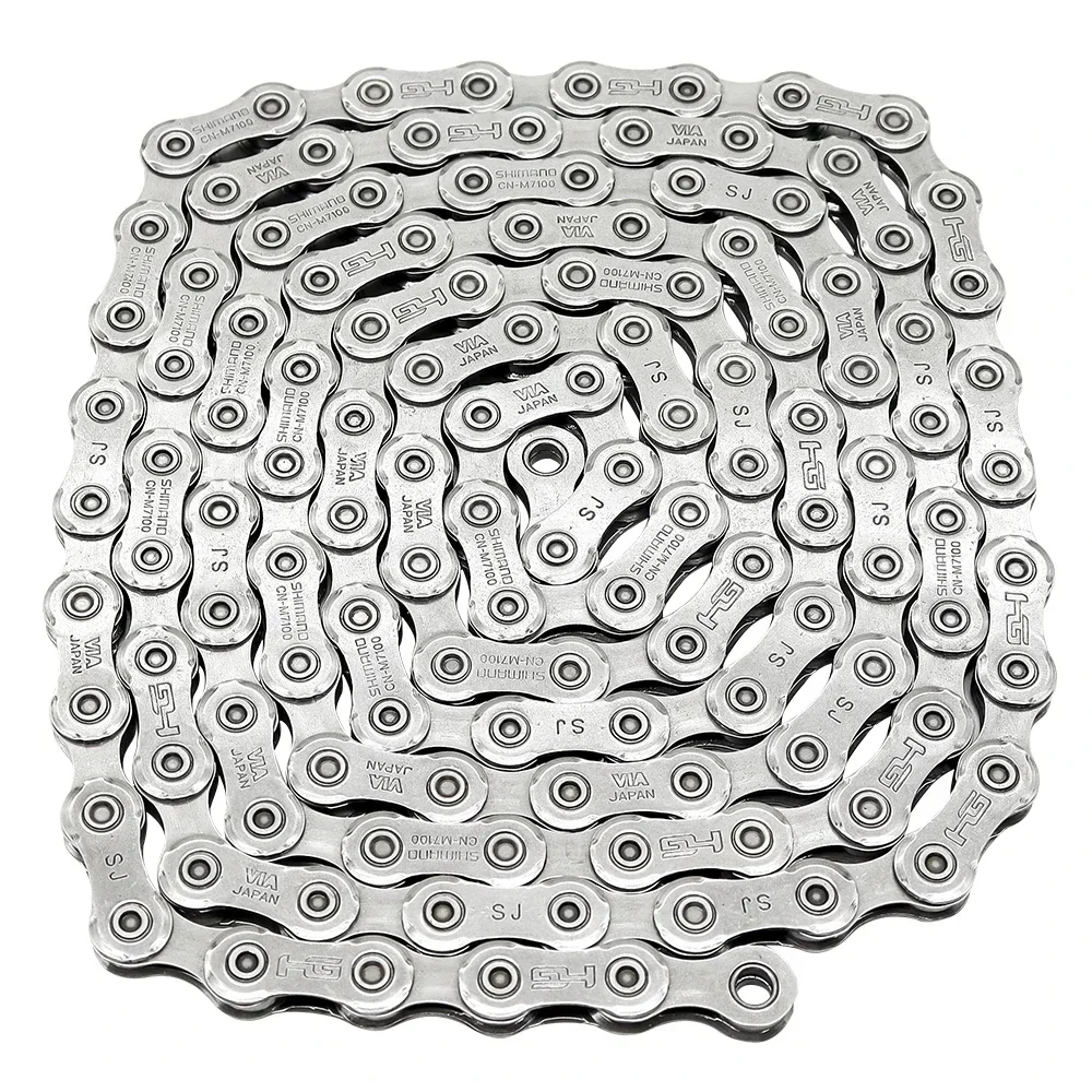 Цепь Shimano для XTXTR MTB с быстросъемным звеном Quick-Link CN-M7100 M8100, 12 скоростей, 126 звеньев - технология Hyperglide+ (art.: 3920dace77441) - 3920dace77441