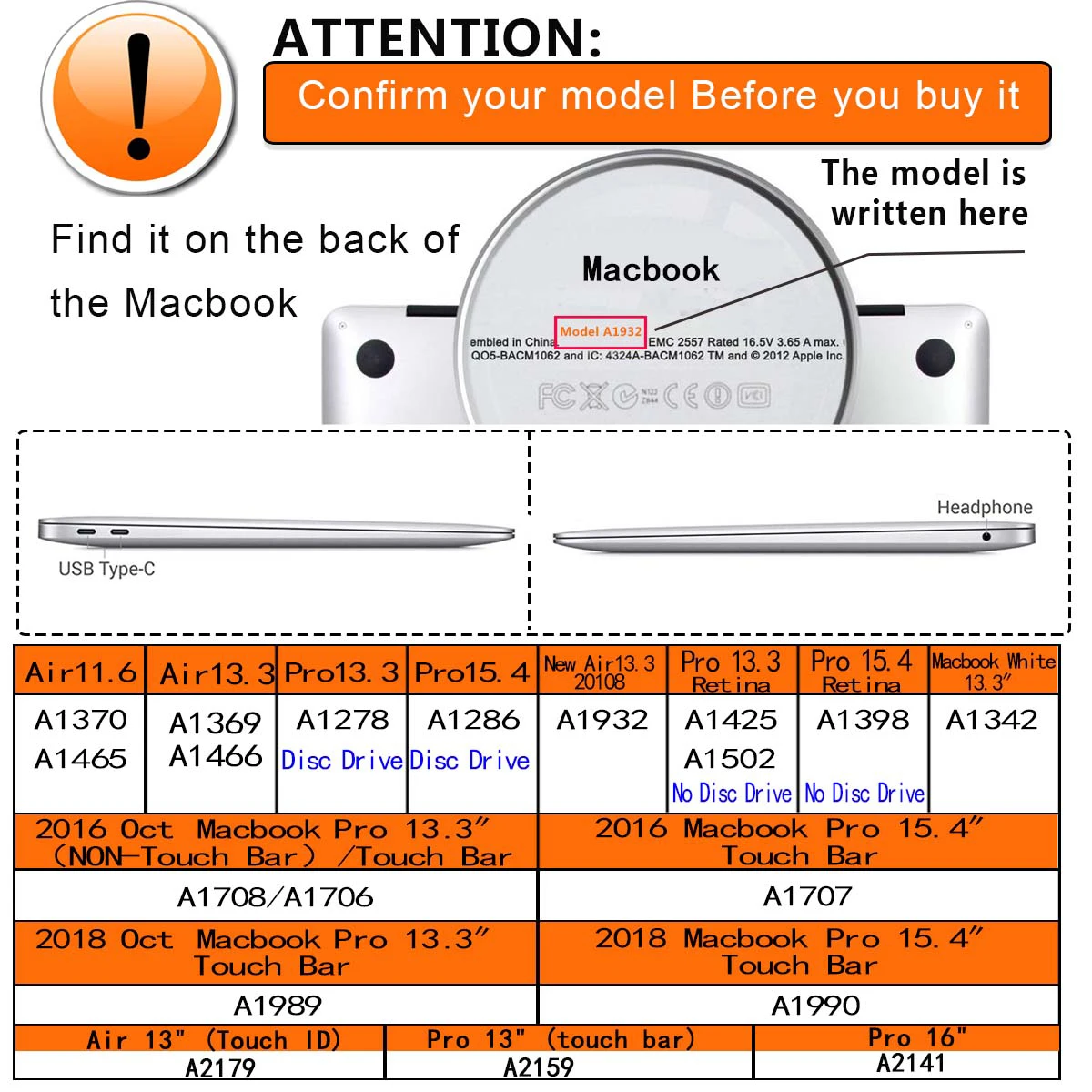 Чехол для ноутбука Apple Macbook Air 13/11/Macbook Pro 13/15/Macbook Белый 13 защитный чехол + клавиатуры