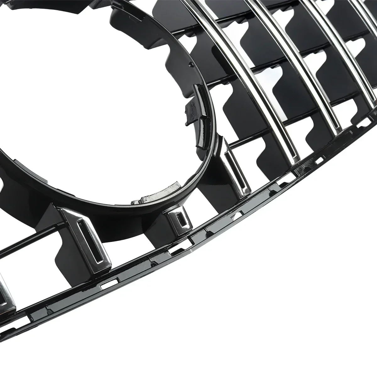 GT стиль передний бампер решетка для Mercedes Benz C W205 2015 2016 2017 AMG авто аксессуары тюнинг