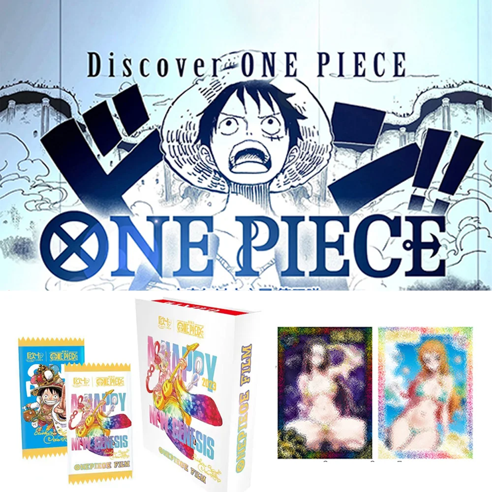 

One Piece Anime New Genesis Red Film Uta Luffy Zoro Vegapunk коллекция оригинальных карт желаемая Дамская Золотая фольга карточные игрушки Gifts