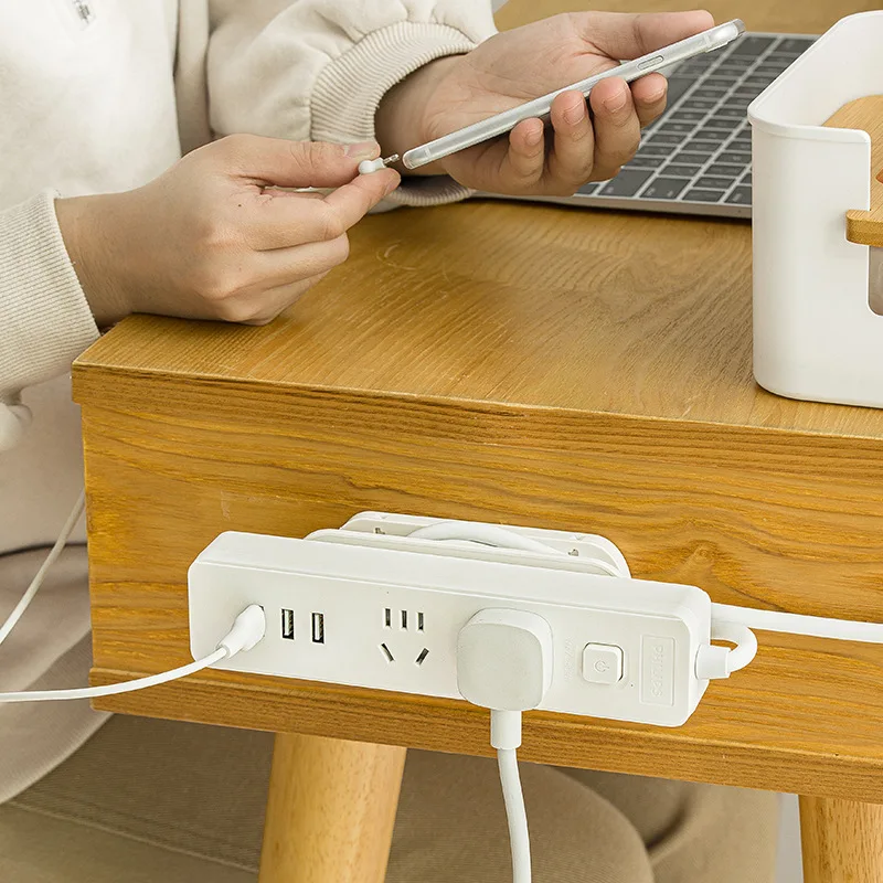 Многофункциональный настенный держатель для розетки типа Вставка без отверстий