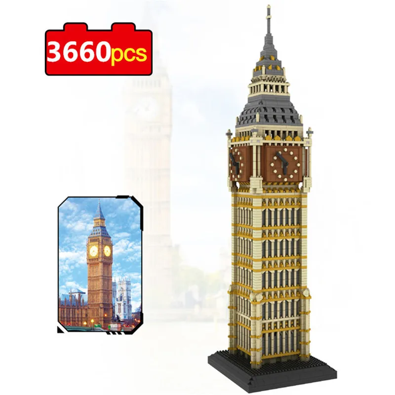 

3660pcs London Big Ben Modal Building Blocks Bricks children gifts city toys TOY FOR GIFT Toys for children BUILD TOY BLOCK