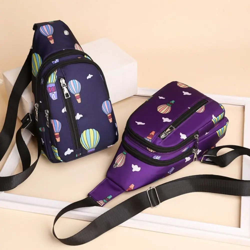 

Поясная сумка с воздушным рисунком, кошелек для хранения, маленькая тканевая сумка из ткани «Оксфорд», многофункциональная спортивная нагрудная сумка с несколькими отделениями