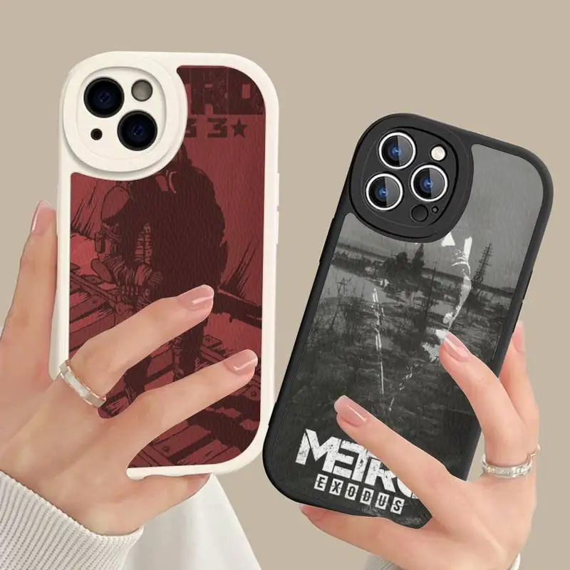 

The Metro 2033 Phone Case Hard Leather For iPhone 14 13 12 Mini 11 14 Pro Max Xs X Xr 7 8 Plus