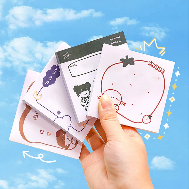 

50 Sheets Life Writing Paper Sticky Memo Pad Message Notes Decor Office Supplies Ufficio Writing Supplies Accessoire Bureau