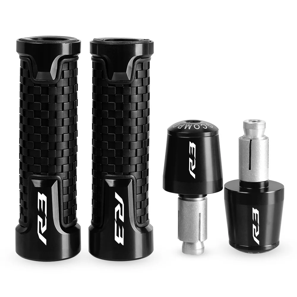 

Motorcycle Accessories FOR YAMAHA YZF R3 R6 R 15 2019 2020 2021 2022 2023 22MM Handlebar Hand Grips Handle Bar End Cap plug