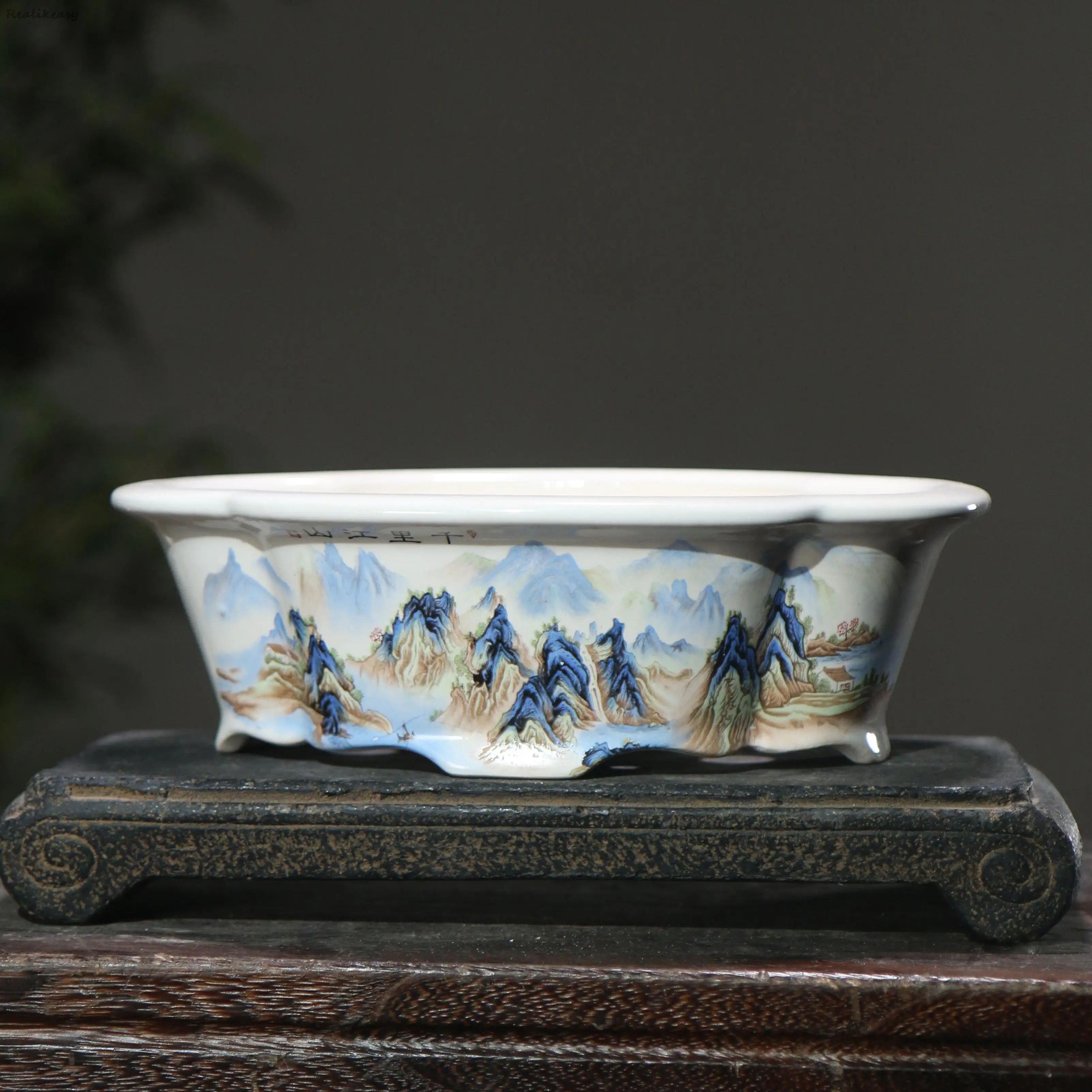 

Китайский керамический цветочный горшок LE374