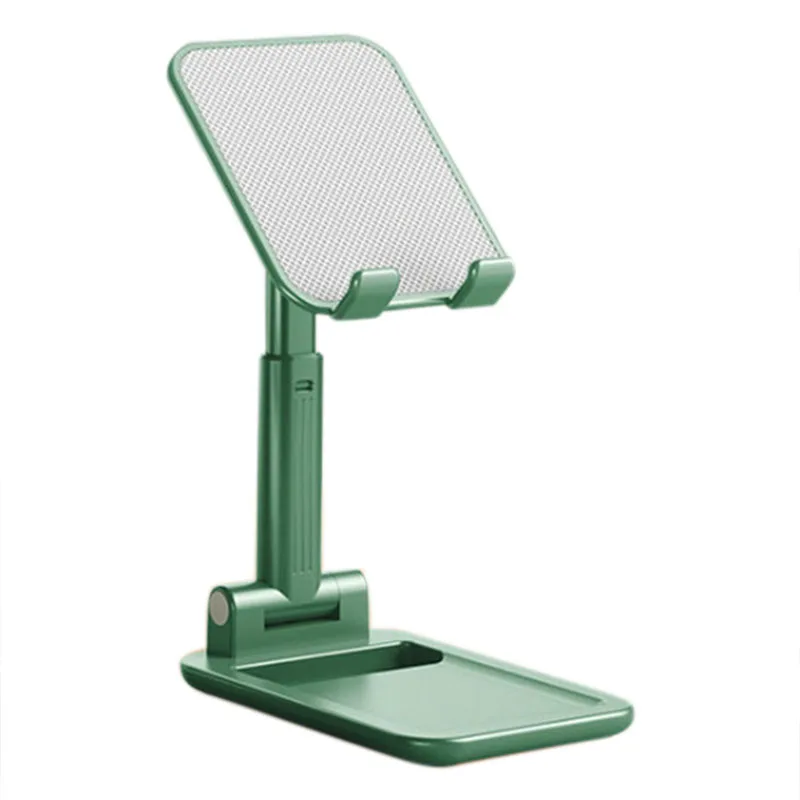 

Metal Desktop Folding Phone Holder Tablet Universal Stand Support Adjustable Mobile Phone Holder Mount(Green)