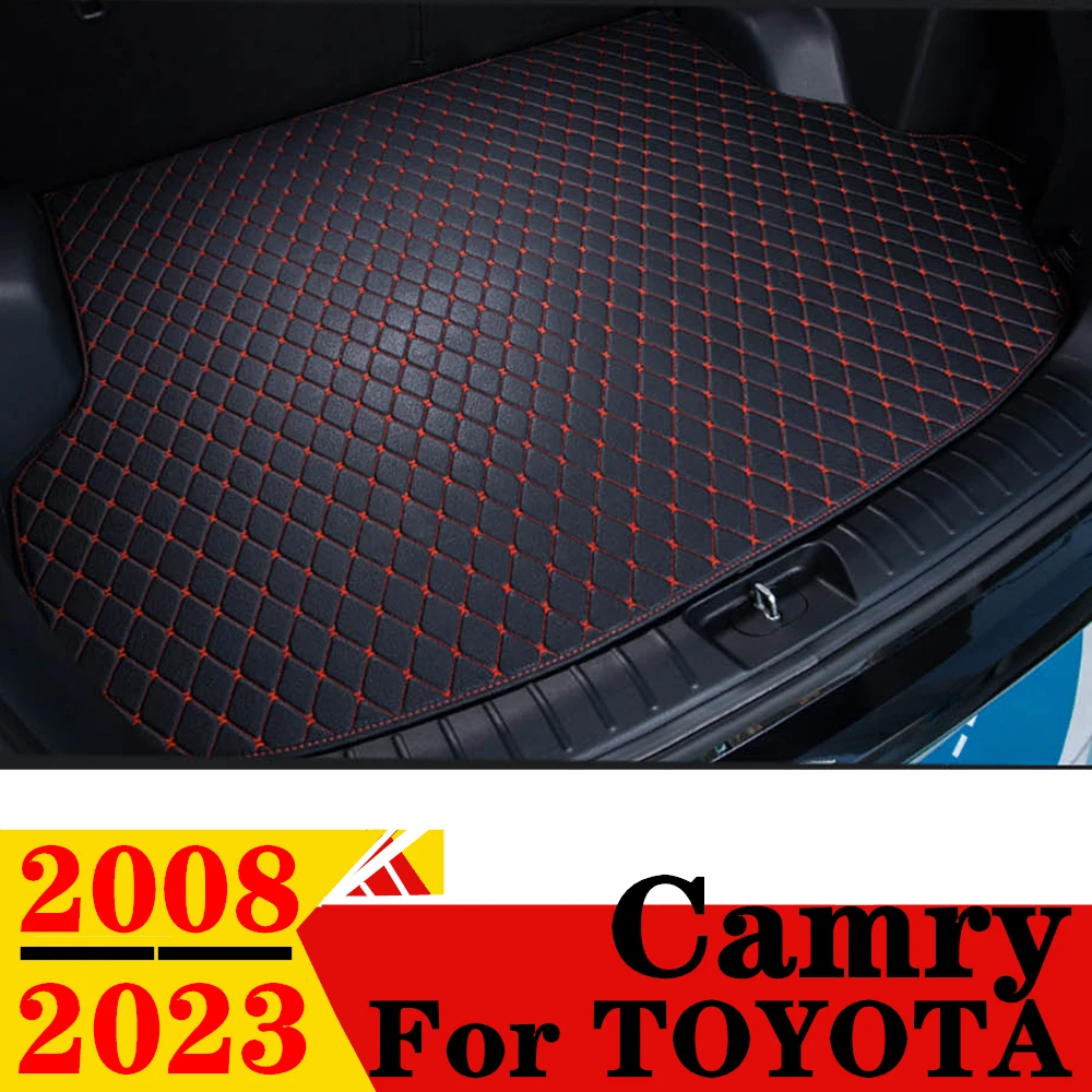 

Коврик для багажника автомобиля для Toyota Camry 08-2023, для любой погоды, XPE, плоский, боковой, задний, грузовой, коврик, подкладка, авто, задние части, багажник, коврик