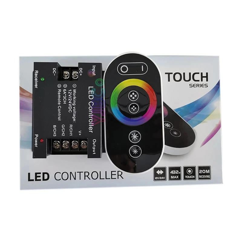 Светодиодный RGB-контроль ler 18A Радиочастотный пульт дистанционного управления
