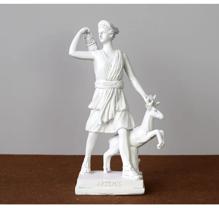 

Полимерная фигурка, настольная игра с психическим песком, Настольная игрушка, богиня луны, Артемис, Охотничья богиня