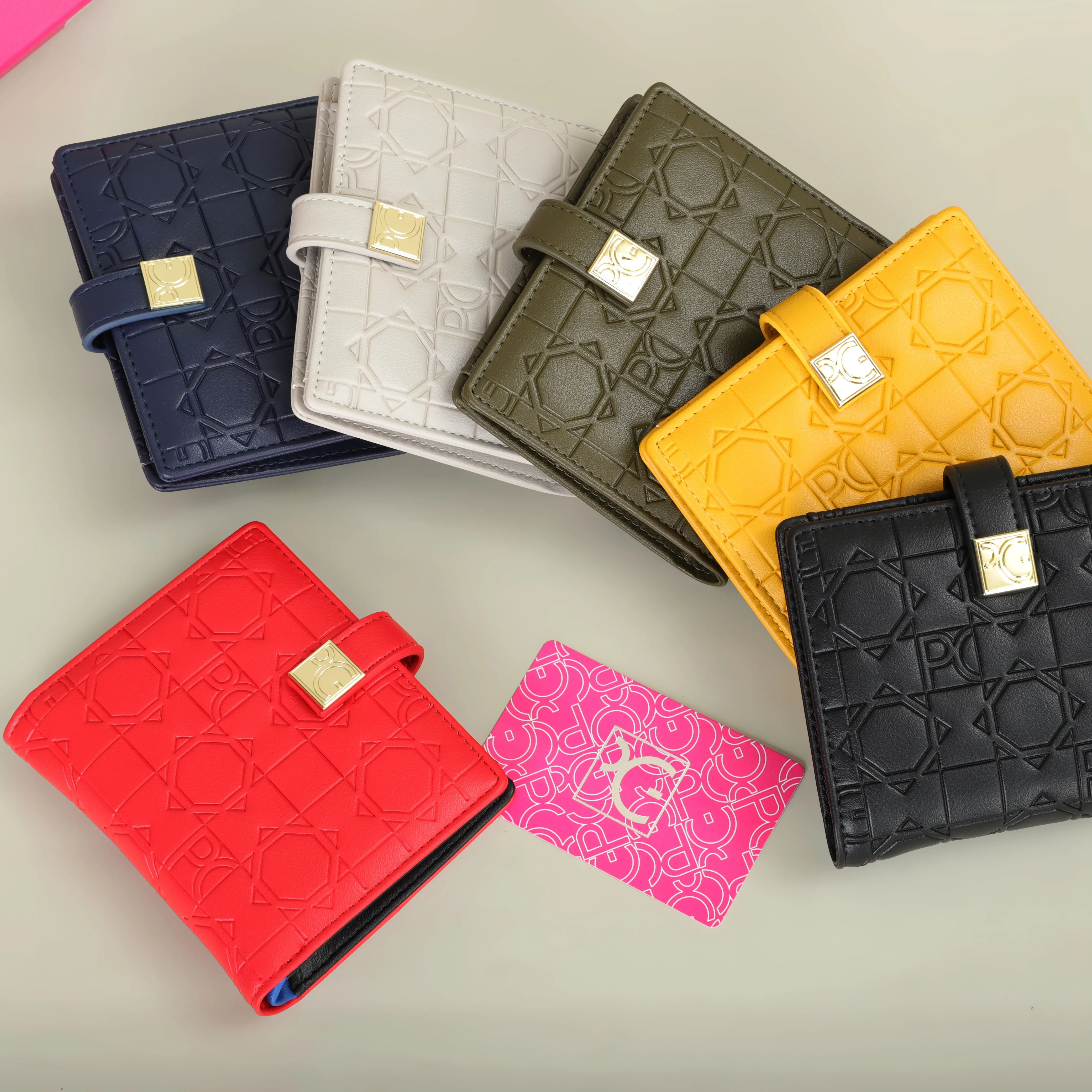 PG кошелек модный классический ретро женский универсальный с буквенным принтом