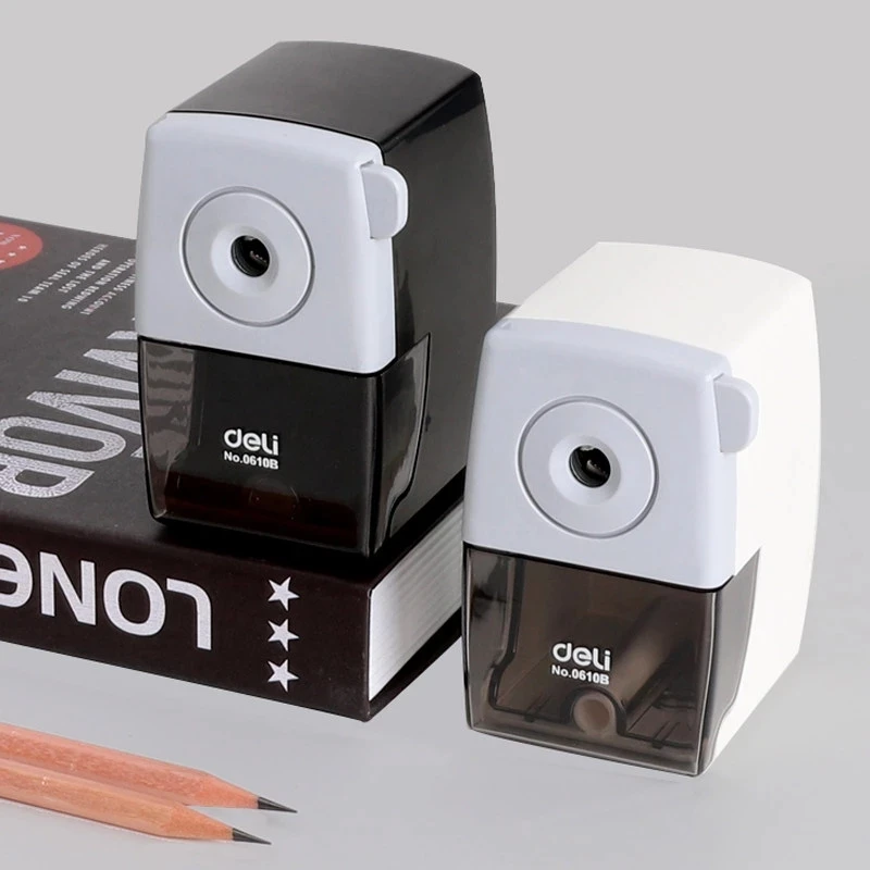 

Hand-cranked Pencil Sharpener Manual Pencil Cutter Hand Crank Rotary Knife Pencil Sharpener Stationery Supplies Deli 0610B/0668