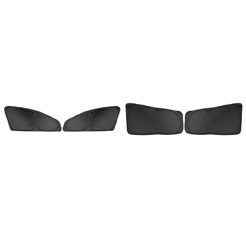 

2Pair For Tesla Model Y 2021 Front Rear Windshield Side Window Privacy Shade Skylight Blind Shading Net C & D