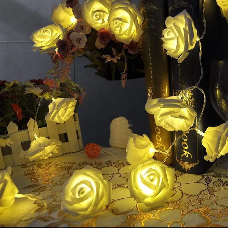 

Experience the Mesmerizing Simulation of PE Rose with LED Decorative Artificial Flower - A Must-Have for Your Home Décor