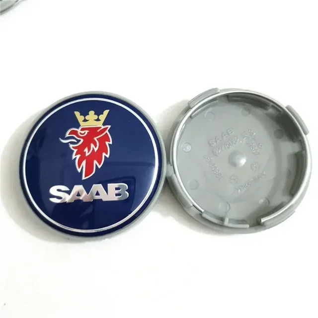 

4 шт. 63 мм центральный колпачок автомобиля наклейки для SAAB 93 9-3 900 9-5x аксессуары для модификации кузова украшение шин универсальные наклейки