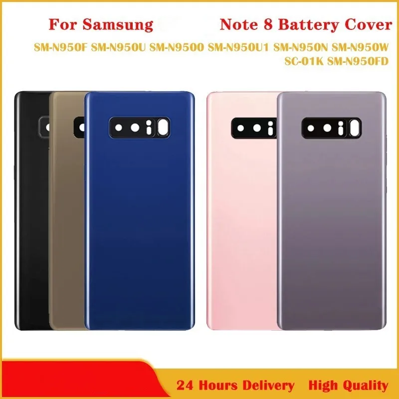 Замена стекла задней крышки для Samsung Galaxy Note8 SM-N9500 N950F N9508 крышка батарейного отсека
