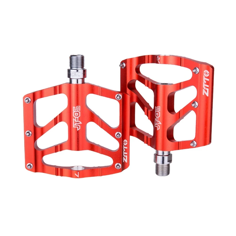 

Hot-ZTTO MTB Bearing Alloy Flat Pedal Bicycle Pedals with Anti-Skid Pins Good Grip Bicycle Road Bike JT05 Pedal