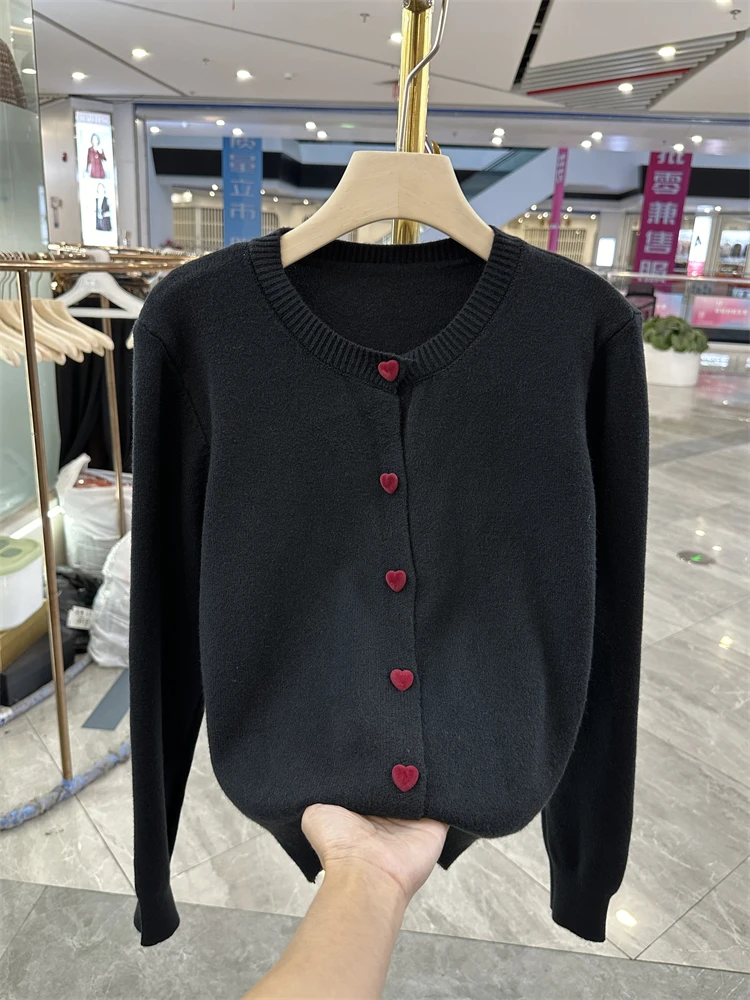 Модный вязаный пуловер для мам осенняя одежда 2024 новая рубашка в стиле вестерн