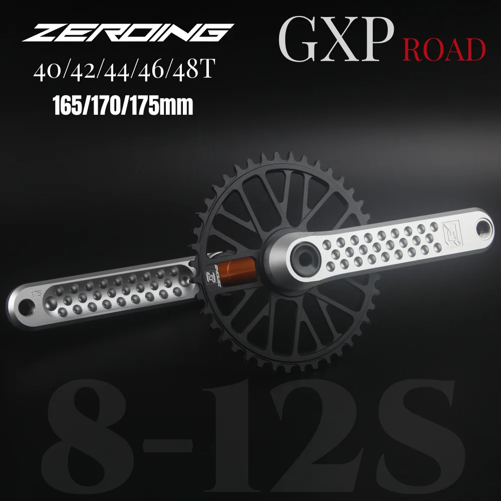 ZEROING складной дорожный велосипед Crankset 10s 11s 12speed GXP Single Chainring с кронштейном BB86 BSA для