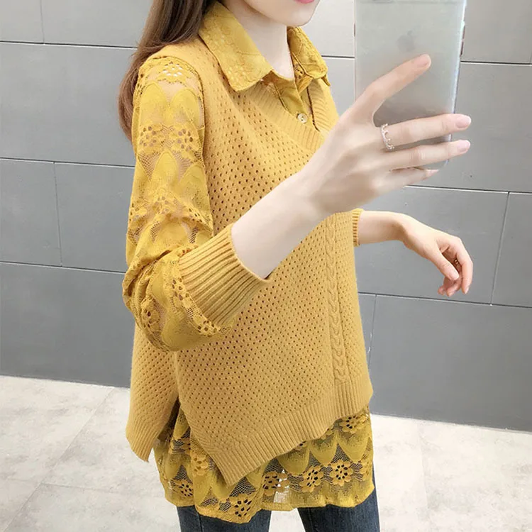 

2022 sweater women's winter pregnant women's new v-neck White