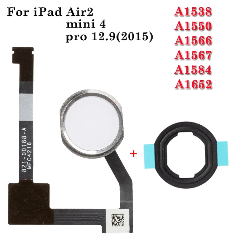 Кнопка домой гибкий кабель для iPad mini 4 air 2 Pro 12 9 2015 A1538 A1550 a1566 A1567 a1584 a1652 Главная