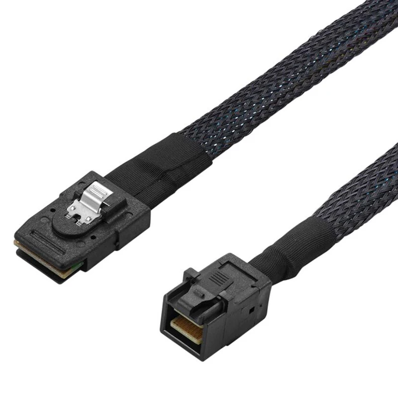 Кабель для передачи данных MINI SAS SFF-8643 To SFF 8087 HD Raid кабель сервера Mini-sas 50 см |