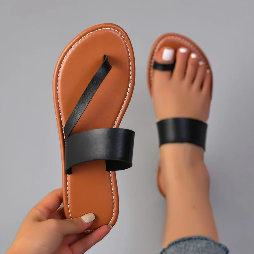 

2023 summer fashion ladies casual sandals slippers Roman shoes