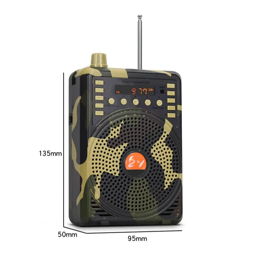 48W/38W Hunting Decoy Calls Electronic Bird Caller CamouflageElectric Hunting Decoy Speaker MP3 Speaker Remote Controller Kit