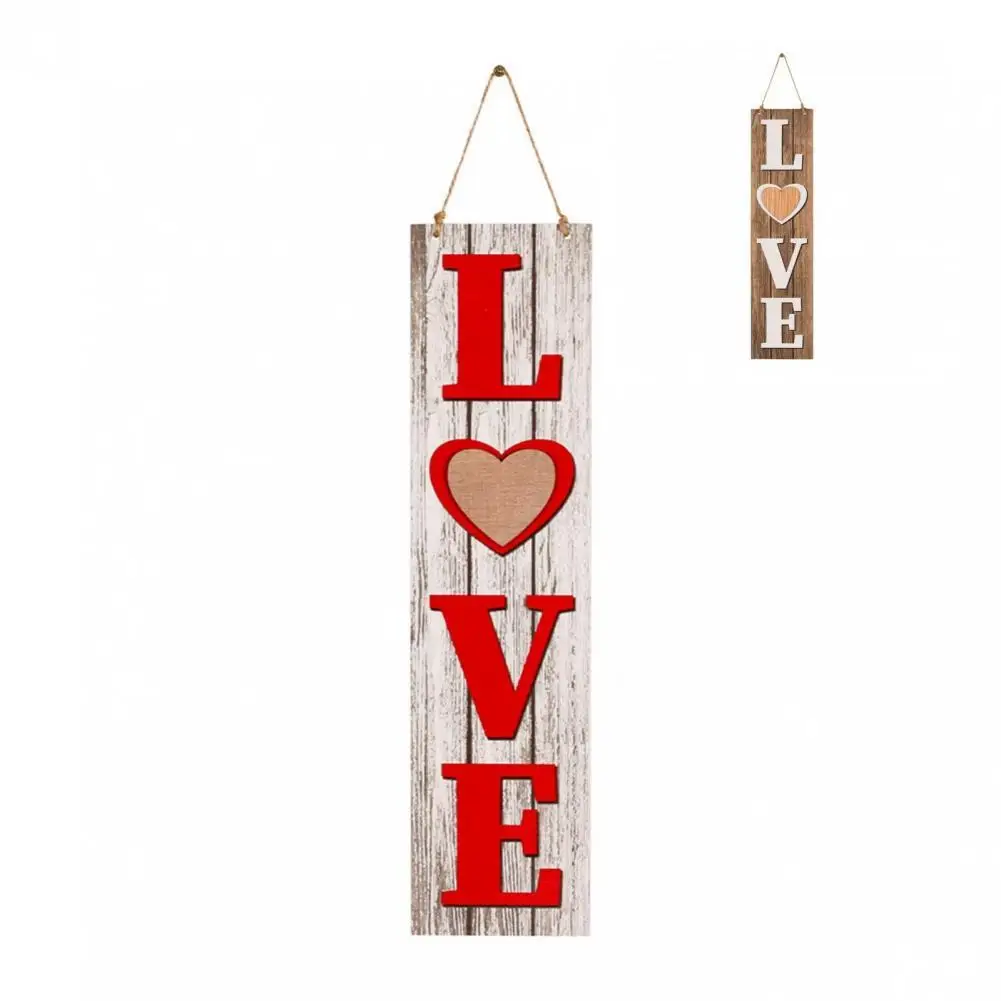 

Attractive Romantic Eco-friendly Elegant Heart Pattern Hanging Sign Decor Hanging Sign Decor Hanging Plaque Decor