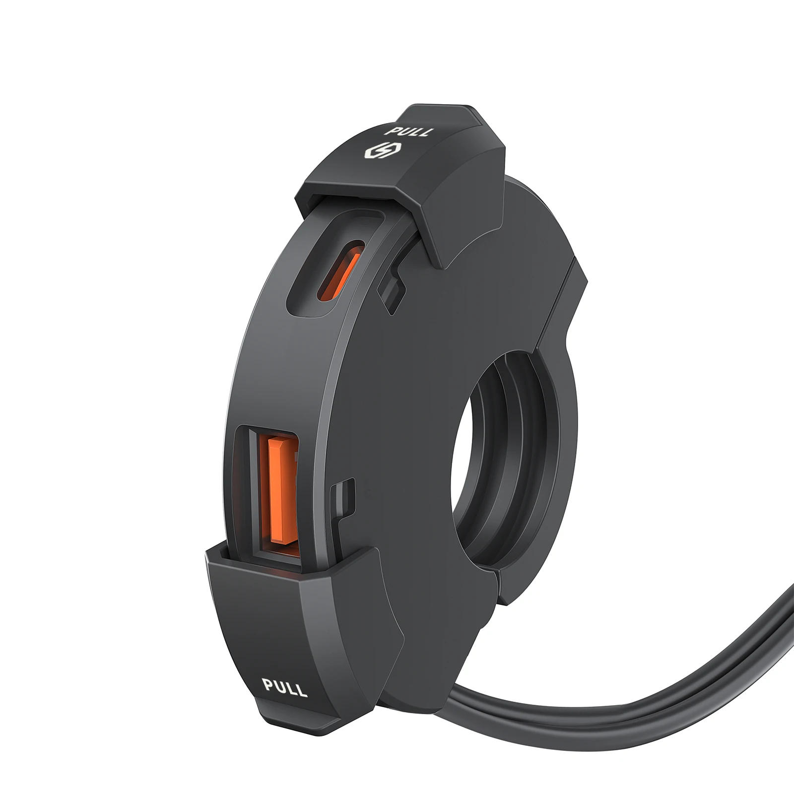 

Зарядное устройство QC3.0 PD для мотоцикла с USB-портом и разъемом типа c, 30 Вт, класс защиты IP65, водонепроницаемое крепление на руль, зарядное устройство для цифровой камеры, телефона, 12 В, 24 В