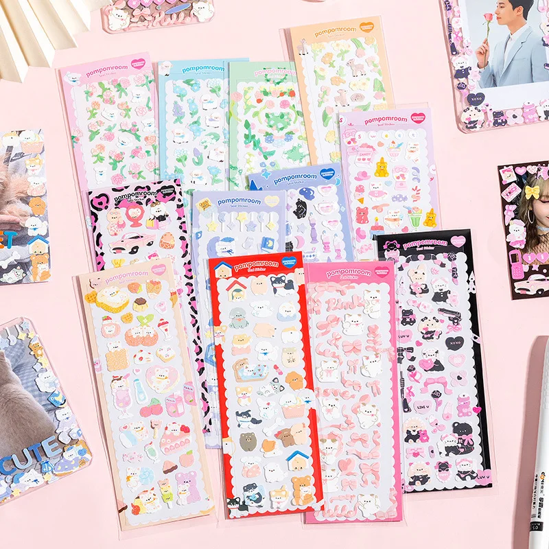 

Hand Account Stickers Cute Stickers for Scrapbooking Diary Handbook Albums Laptop Decorations Supplies Stationery Stickers