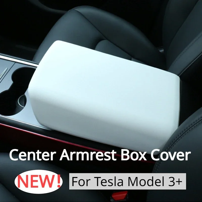 

Armrest Box Cover for Tesla Model 3+ TPE Central Protective Armrest Box Protective Cover New Model3 Highland 2024 Accessories